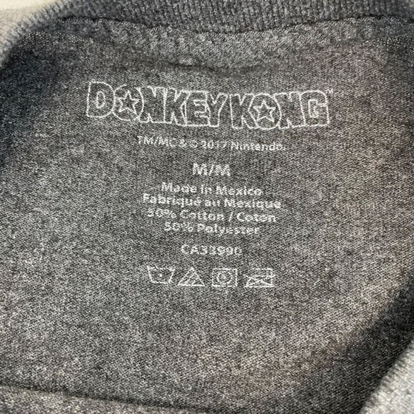 Donkey Kong Nintendo Graphic T-Shirt It’s On Gray Men’s Size Medium - Picture 8 of 9